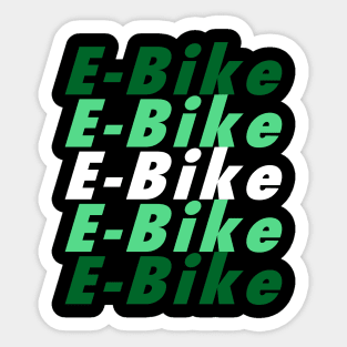 e Bike Sticker